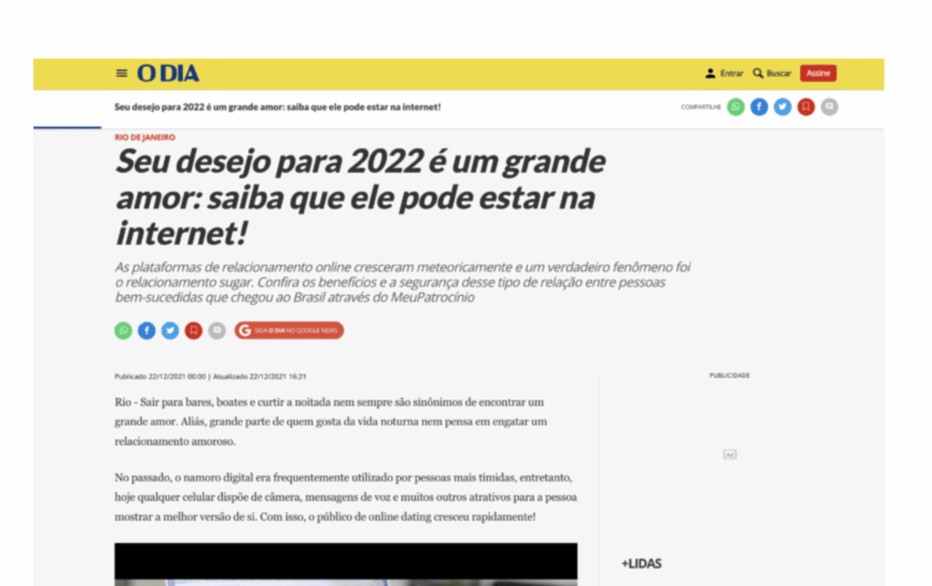O Dia: O online dating é o tipo de relacionamento que mais cresce no mundo!