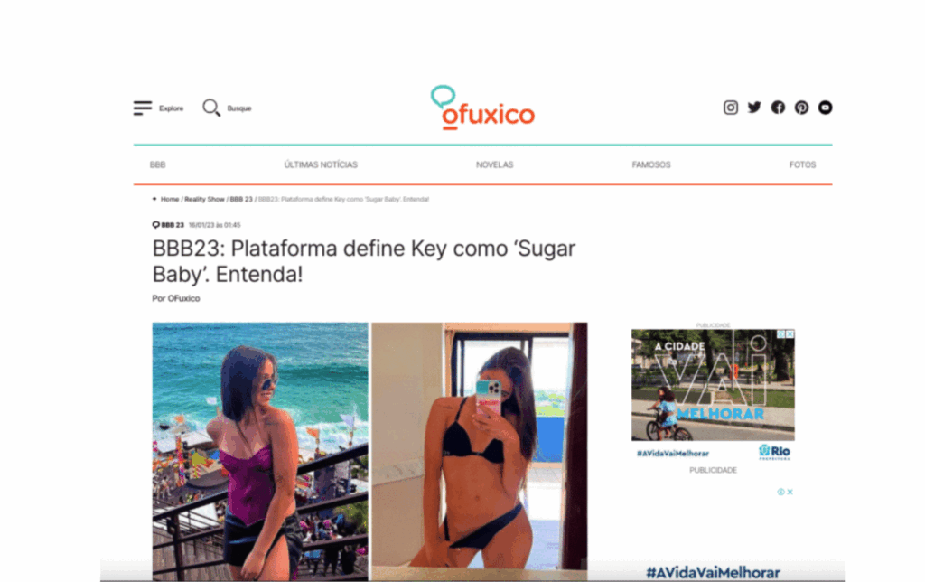 O Fuxico: BBB23: Plataforma define Key como ‘Sugar Baby’. Entenda!