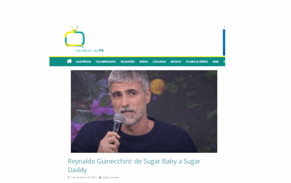 Bastidores da TV: Reynaldo Gianecchini: de Sugar Baby a Sugar Daddy