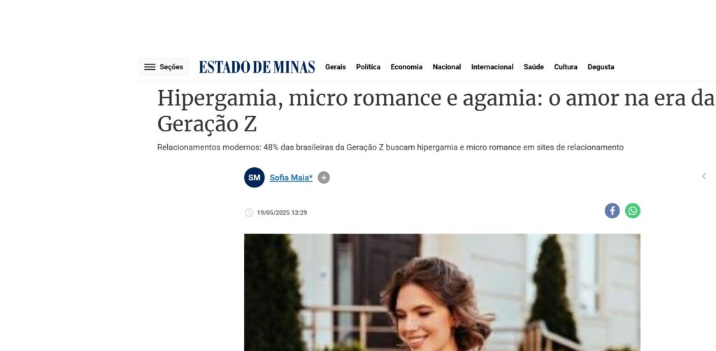 Estado de Minas: Hipergamia, micro romance e agamia: o amor na era da Geração Z